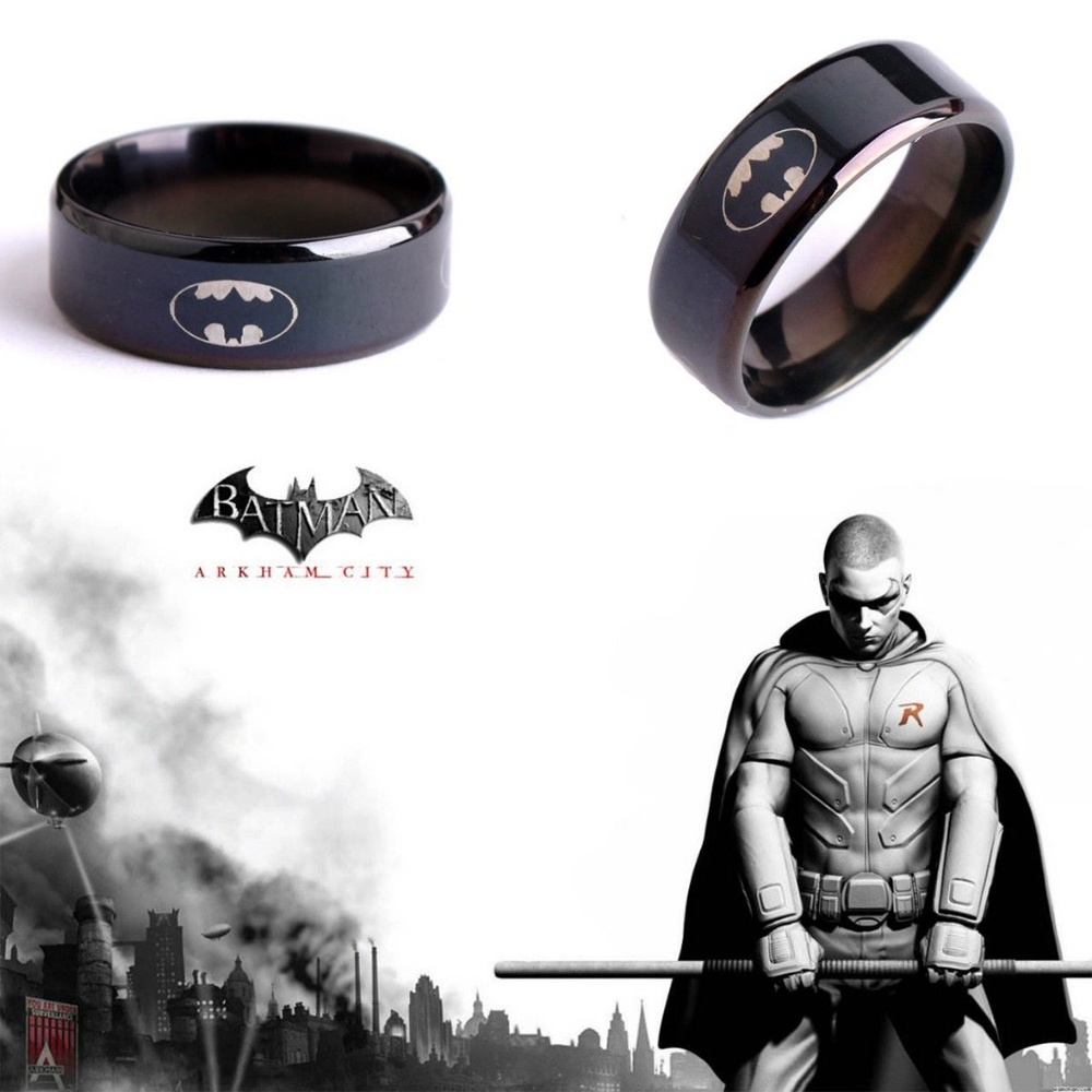Quality Batman Super Hero Black Quality Ring!